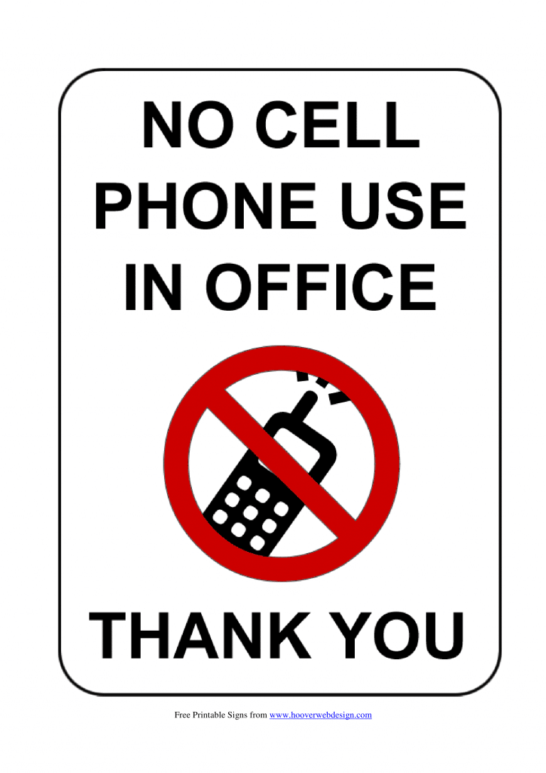 Office Signs Poster Template