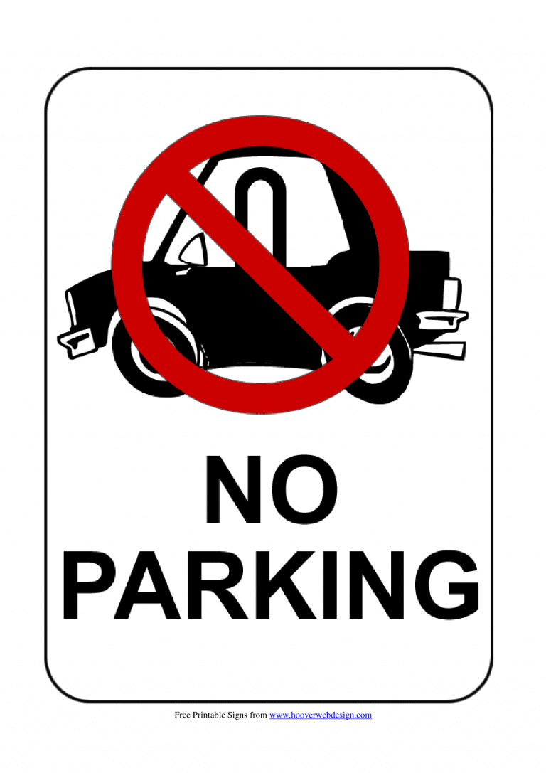 Parking Signs | Poster Template