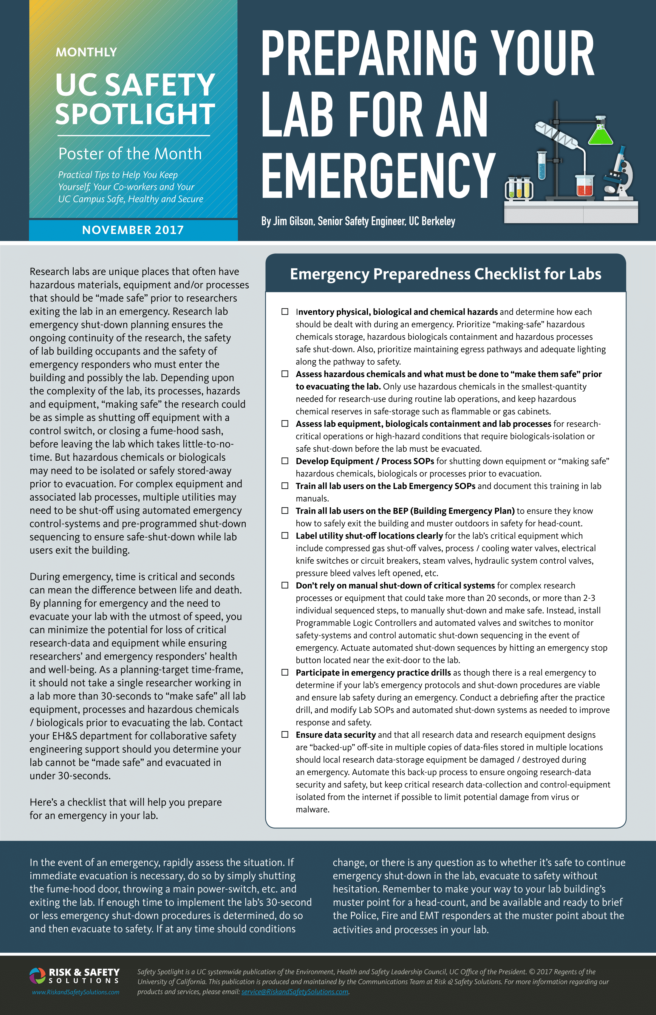 Lab Safety Posters Poster Template