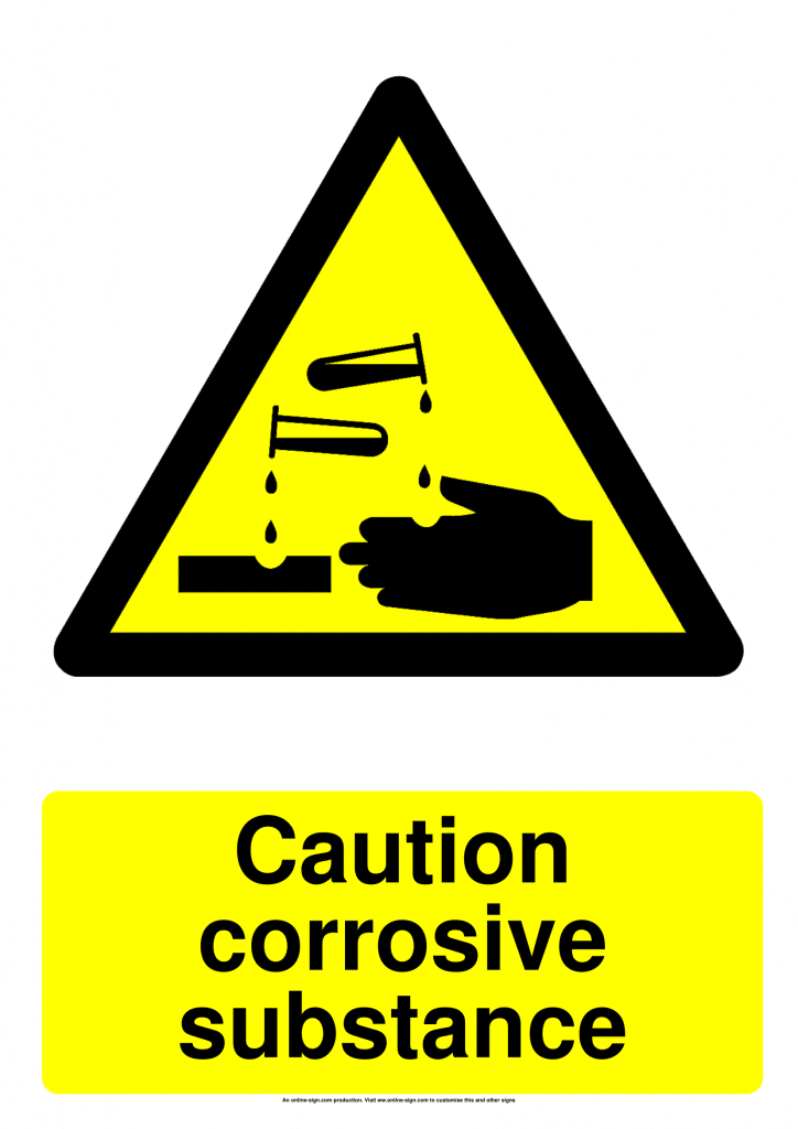 Corrosive Signs | Poster Template