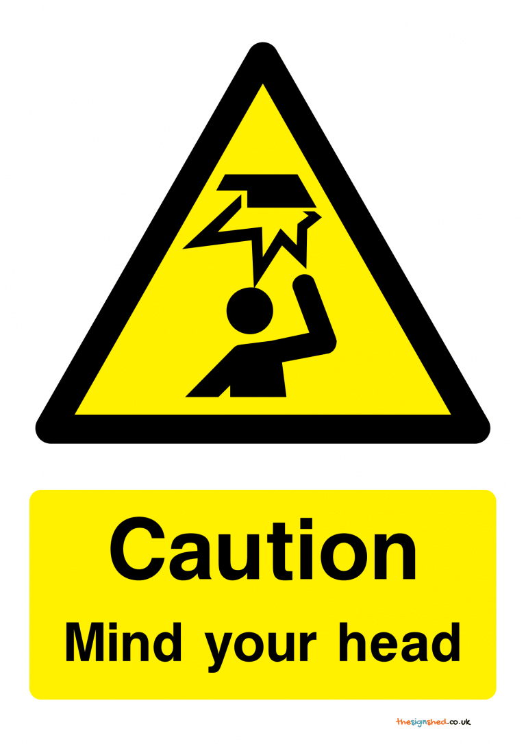 Mind your Head Signs | Poster Template