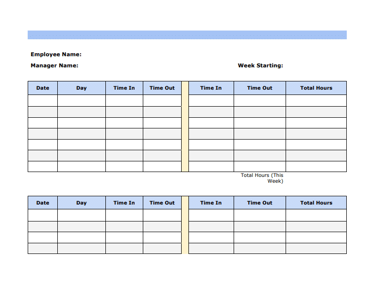 timesheet templates poster template
