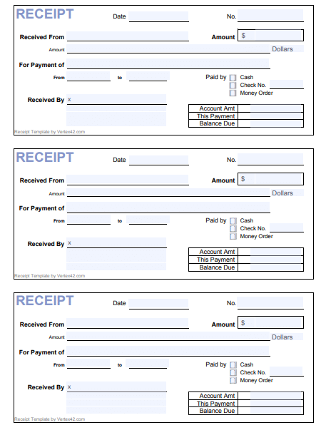 receipt templates poster template