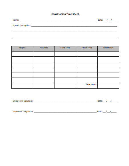 timesheet templates poster template