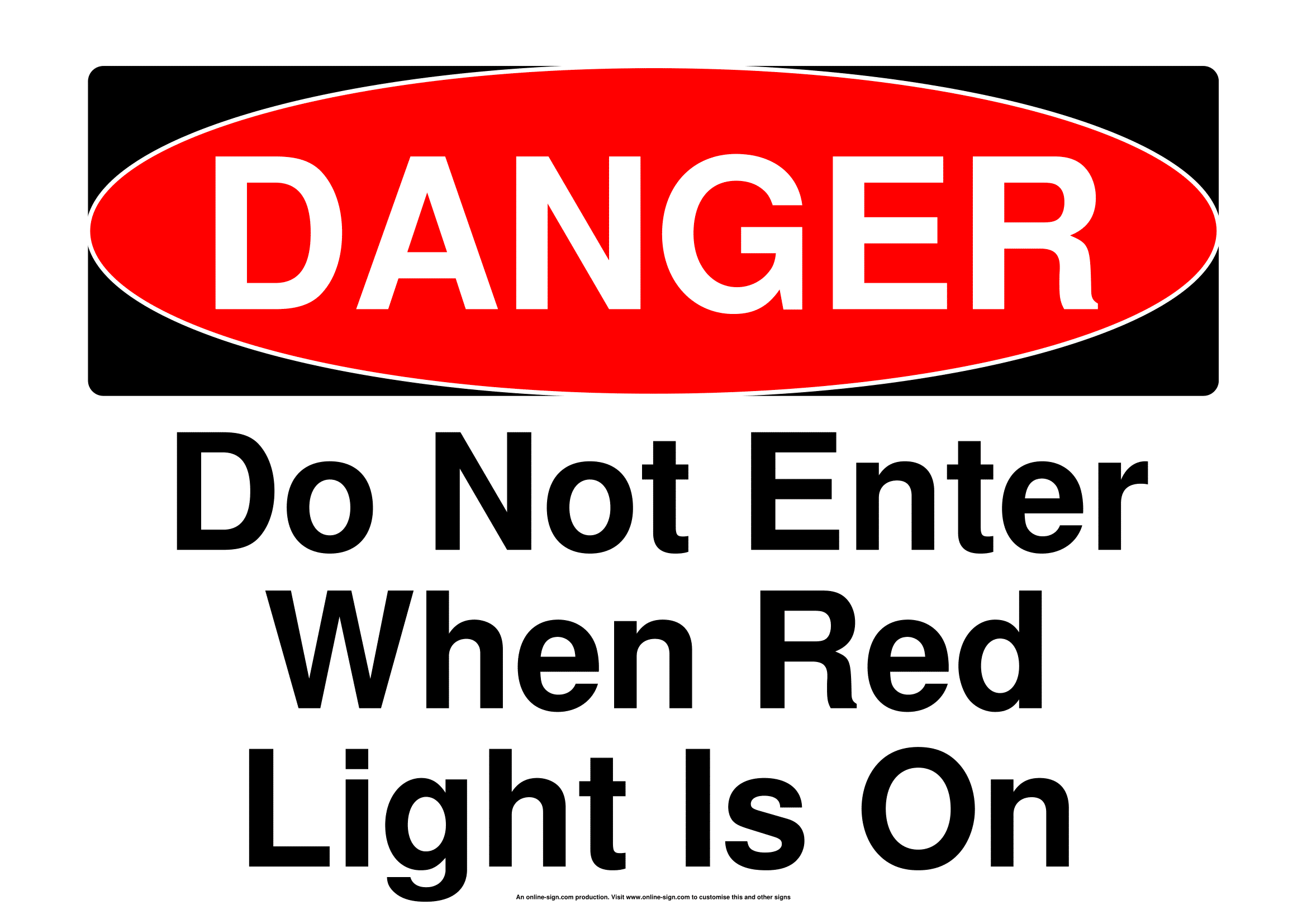 Do Not Enter Signs Poster Template