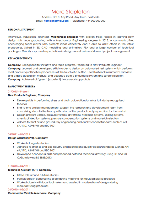 Curriculum Vitae Templates Poster Template