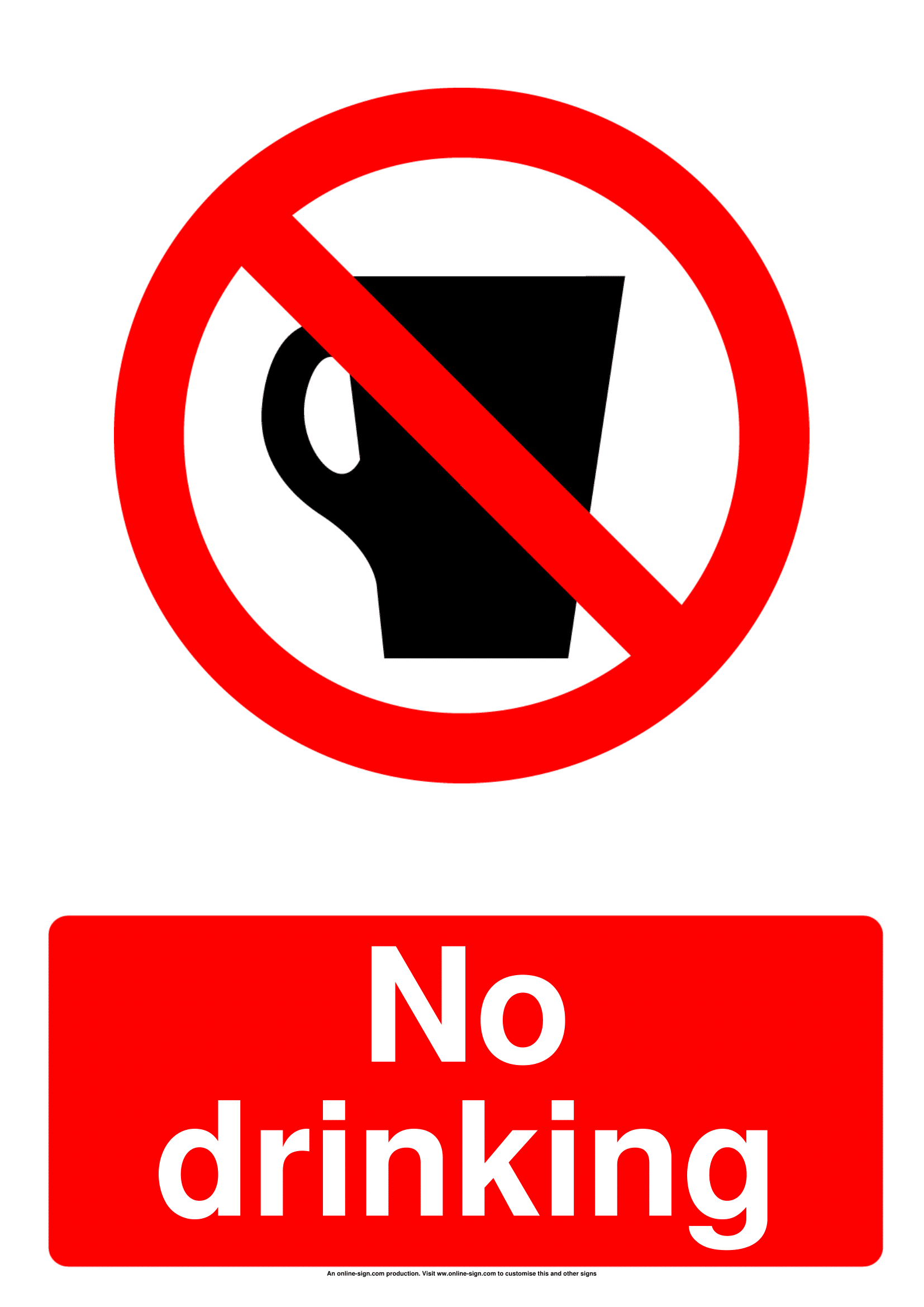 Prohibition Signs Poster Template Alcohol icon cartoon sign