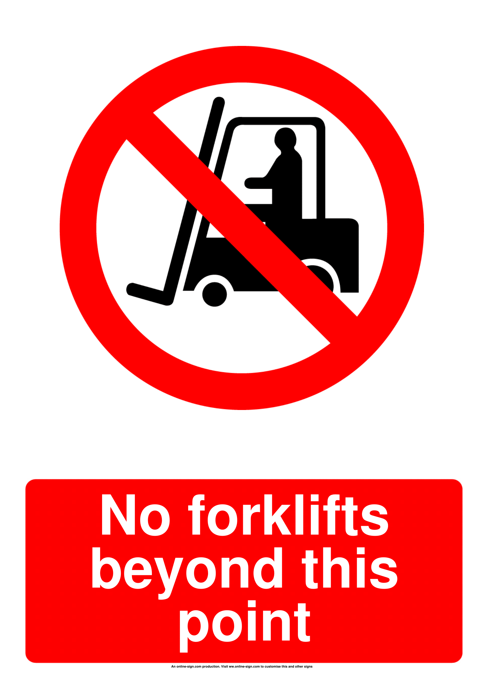 Prohibition Signs Poster Template