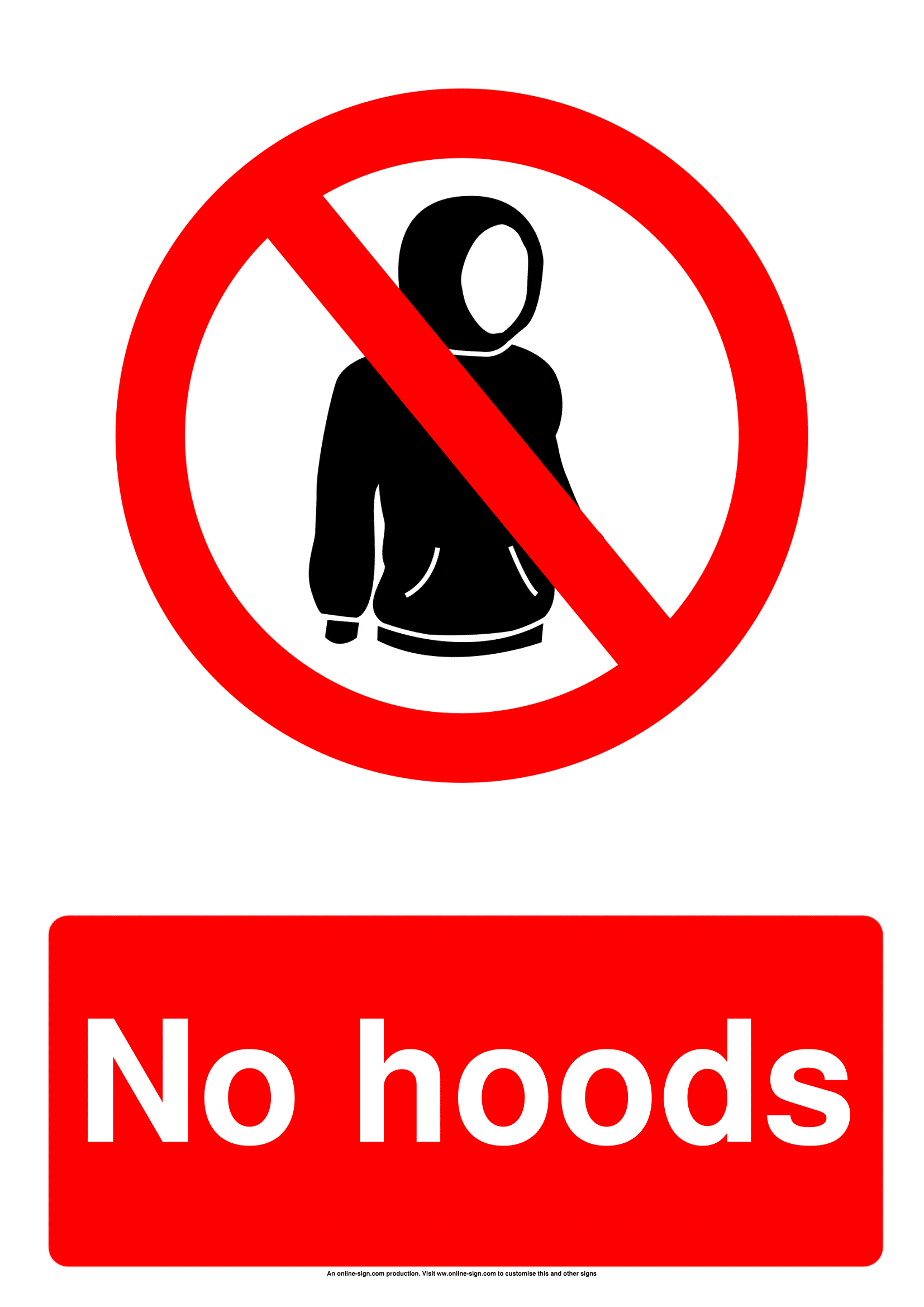 Prohibition Signs Poster Template