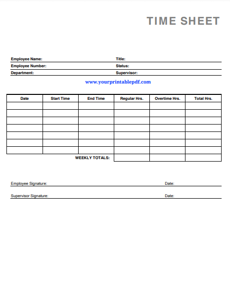 timesheet templates poster template