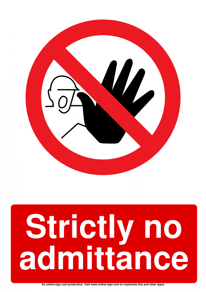 no admittance signs poster template weekly meal calendar template